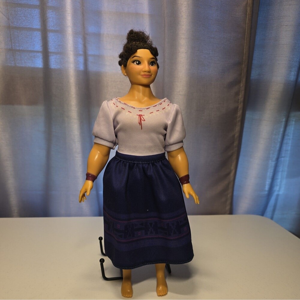 Disney Encanto Luisa Madrigal Strong 12" Fashion Doll Purple Dress No Shoes